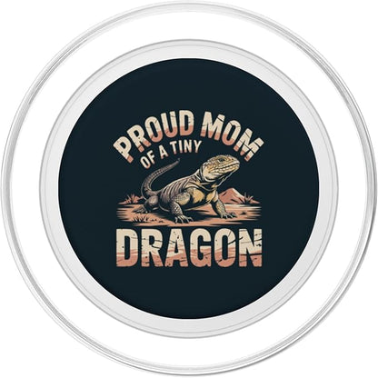 Uromastyx Owner Mom Funny Uromastyx PopSockets PopGrip for MagSafe