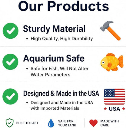 Betta Underground Tunnel Hideout Cave | Aquarium Hide for Small Fish and Shrimp | Viewing Betta Fish Rest Hammock Enrichment Toy | Betta Fish Tank Accessories Decorations Toys Decor (Light Blue)