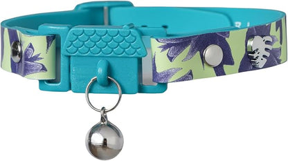 Kittyrama Botanicals Lotus Cat Collar. Award Winning. Hypoallergenic, Quick Release Breakaway, Comfy & Soft. Vet Approved. Other Styles Available