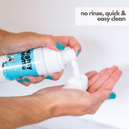 Mighty Mutt Hypoallergenic Waterless Shampoo for Dogs. A calm, considered pick for modern pet homes.