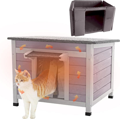 Cat House for Outdoor Cats Insulated Feral Kitty. Chosen for real quality, not just packaging.