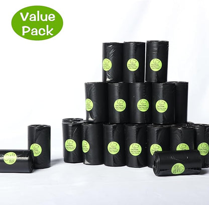 DREAM&GLAMOUR Dog Poop Bags,value pack,1200 Count Extra Thick and Strong Poop Bags for Dogs,60 Rolls,20 Doggy Bag Per Roll,Each Measures 9 x 13 Inches,Guaranteed Leak-Proof