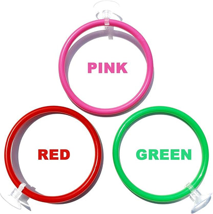 Betta Fish Toys - 4 Training Rings & 2 Bio Filter Balls, Beta Exercise Loop Toys and Nitrifying Balls Set, Betta Fish Tank Accessories Feeding Ring for Small Tank Decor Aquarium Water Conditioner