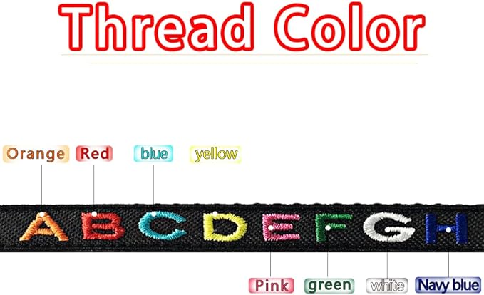 Personalized Nylon Cat Collar Breakaway with Bell - Custom Embroidered Text ID Collars with Pet Name and Phone Number