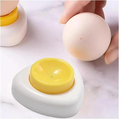 Magnetic Egg Hole Poker, Retractable Safety Lock Pin, Egg Shell Opener Piercing Tool for Hard Boiled Eggs
