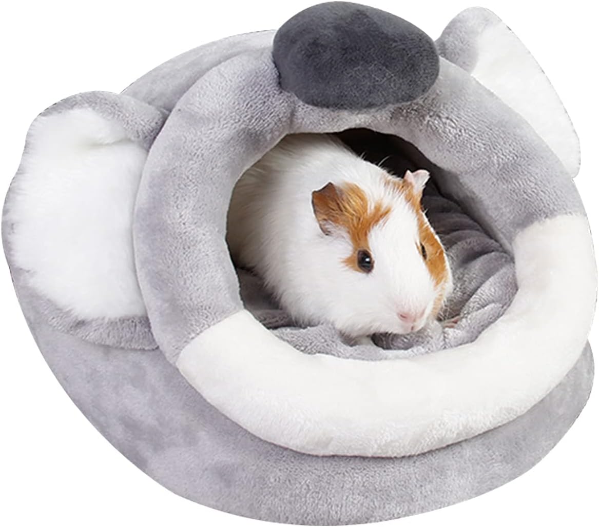 LEFTSTARER Guinea Pig Rat Bed and Hideout for Ferret Hedgehog Sleep and Hide, Hamster Small Pet Animals Supplies Toy Cage Accessories Nest