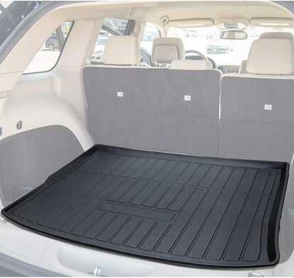 Cherokee Cargo Liners - All-Weather Protection Rear Cargo Trunk Tray Floor Mats Compatible with 2014-2018 Jeep Cherokee,NOT for Grand Cherokee， 3D Modeling Waterproof Durable Accessories Custom-Fit