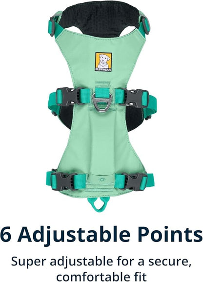 Ruffwear, Flagline Dog Harness, Lightweight and Reflective, No Pull Dog Lift Harness for Hiking, Running and Everyday Use, Sage Green, Small