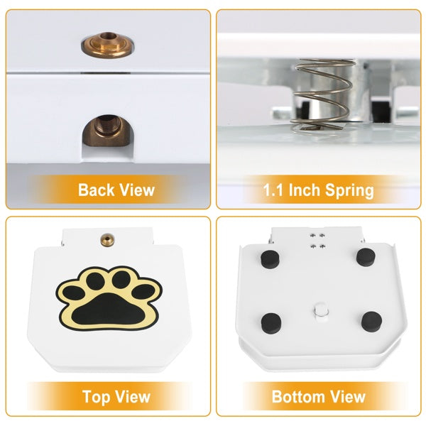 Dog Water Fountain Outdoor,No Electricity Step-On Activated Pet Sprinkler,Paw-Controlled Drinking Dispenser For Large & Small Dogs,Automatic Waterer For Yard, Garden, Lawn