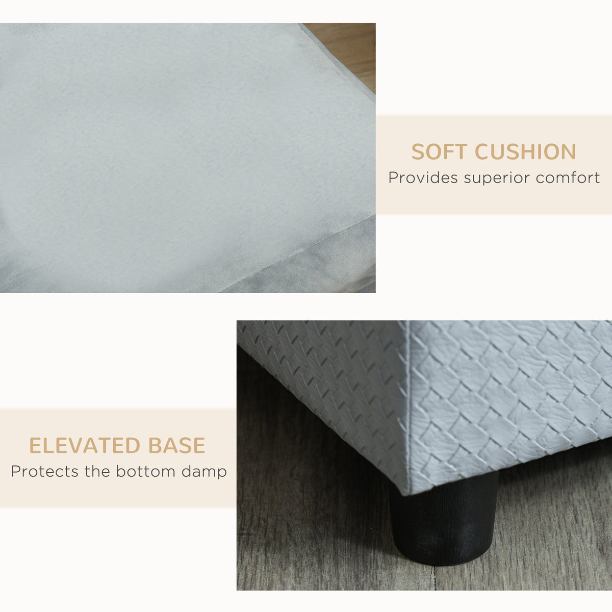 Luxury Fancy Dog Couch With Hidden Storage