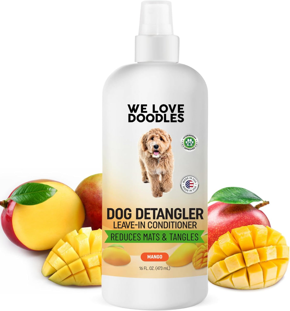 We Love Doodles Dog Detangler Spray. Chosen for real quality, not just packaging.