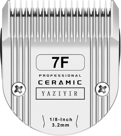 7F Dog Grooming Detachable Ceramic Blade,Compatible with WAHL 5 in 1 Blade for Wahl Arco, Bravura, Chromado, Creativa, Figura, and Motion Clippers. Cut Length 1/8-Inch 1.5mm