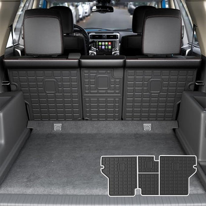 Rongtaod Back Seat Cover Protector Compatible with 2010-2024 Toyota 4Runner 5 Seats Backrest Mats Rear Seat Covers All Weather 4 Runner Accessories (Backrest Mats)