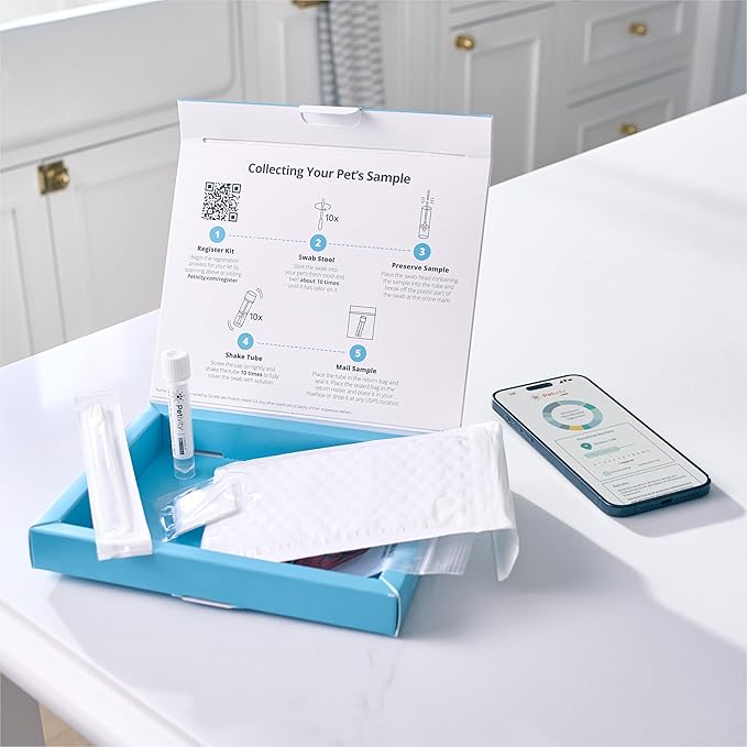 Petivity Microbiome Analysis Kit — Comprehensive for Cats and Dogs, Powered by Purina