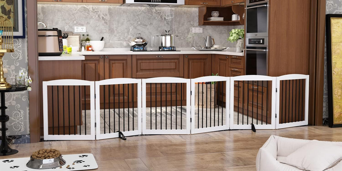 Freestanding Pet Gate for Dogs. Everyday comfort that fits naturally into your space.