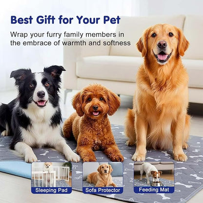 Pee Pads with Pheromones, Elite Pads for Cats, Washable Pee Pads for Dogs, Leak-Proof & Anti-Slip Pet Training Pad for Home & Travel (Brown-A, L: 31.5" × 27.6")