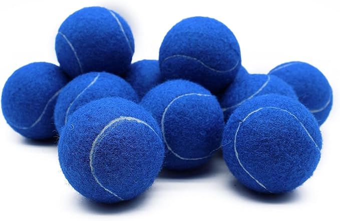 Magicorange Tennis Balls, 12 Pack Advanced Training Tennis Balls Practice Balls, Come with Mesh Bag for Easy Transport, Good for Beginner Training Ball