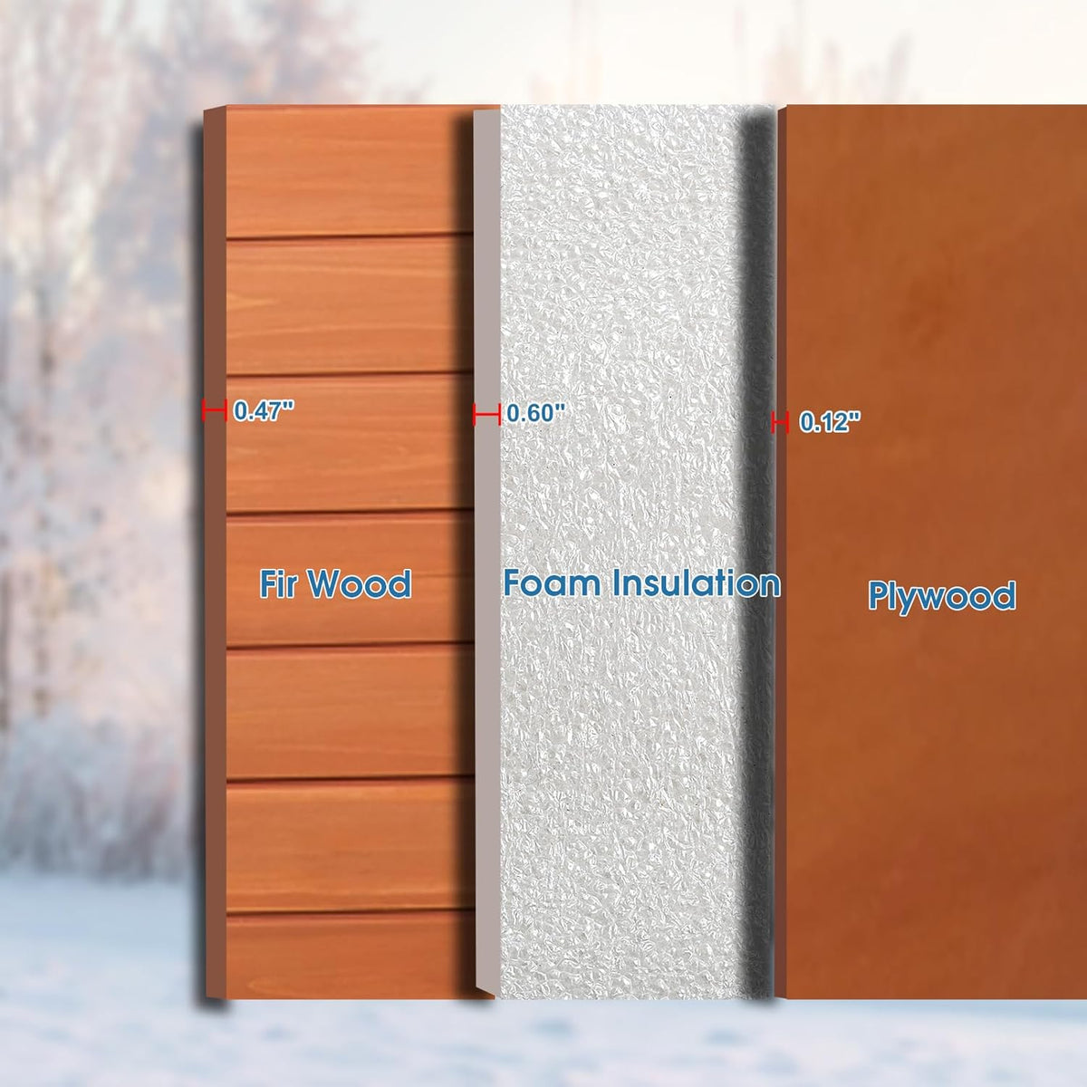 Dog House Outdoor Insulated 34.3" L Dog Kennel 6 Sides. A thoughtful pick for calmer daily routines.