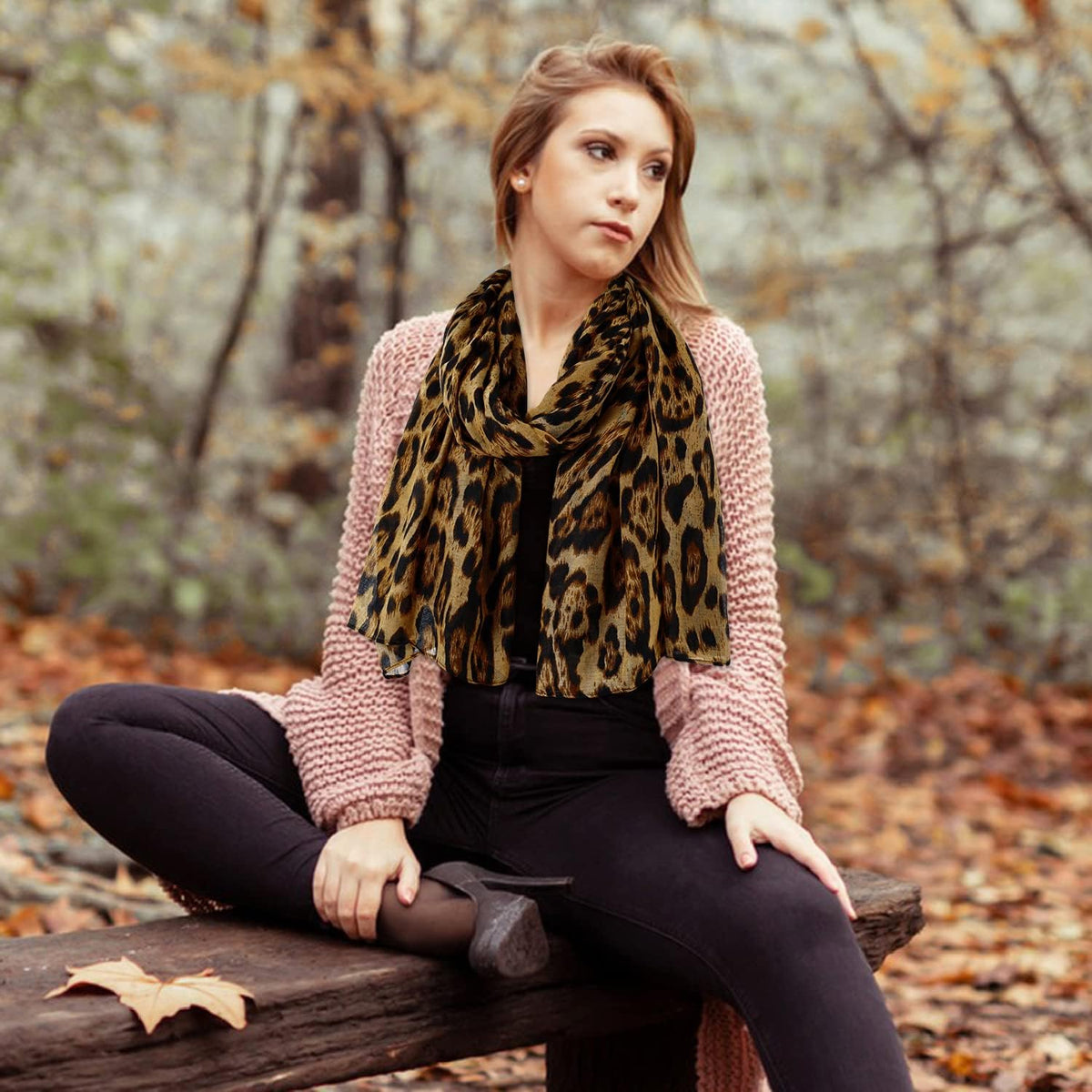 E-Clover Fashion Scarf for Women Lightweight Scarves Shawl Wrap for Spring/Summer Winter