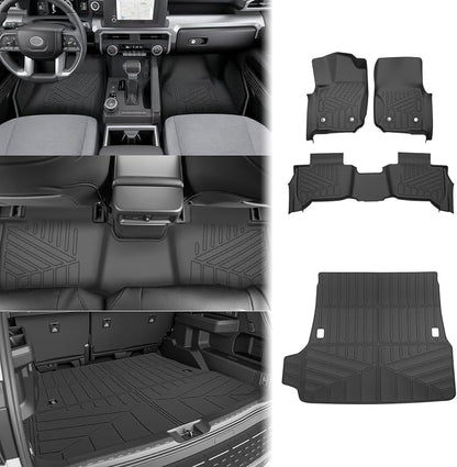 Cargo Liners for 2025 2026 Toyota 4Runner 5 Seats Gas, Rear Trunk Mat with Floor Liners All Weather Cargo Mats Protector Accessories(Not for Hybrid EV&i-Force MAX)