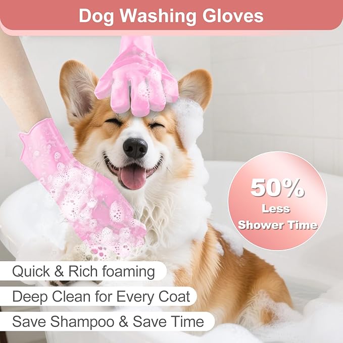 Slicker Brush for Dogs, Doodle & Poodle Brush for Long Haired Dog, Dog Slicker Brushes for Grooming (Large Curved)