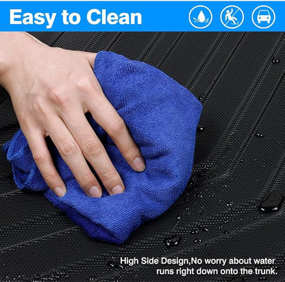 KUST Trunk Cargo Mat for Land Rover Discovery 4 LR4 2010-2016 (5/7 Seats) Rubber Rear Cover Cargo Liner Discoery 4 Accessories High Edge