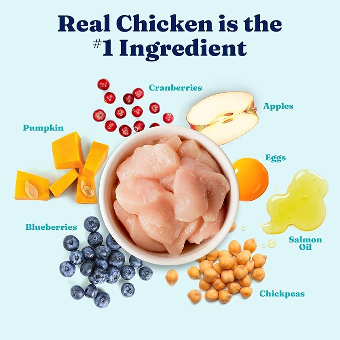 Solid Gold Chicken Dry Puppy Food - W/Real Chicken & Potato - Grain Free & Gluten Free Puppy Dog Food w/Probiotics for Gut Health & Digestion - Healthy Kibble for Puppies - Nutrientboost™ - 22 LB