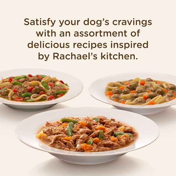 Nutrish Rachael Ray Wet Dog Food Variety Pack Hearty Recipes, 6-8 oz. Tubs, 2 Count