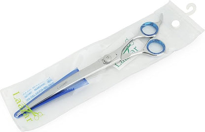 Laazar Pro Shears, Curved Pet Grooming Shear, 9" Scissors