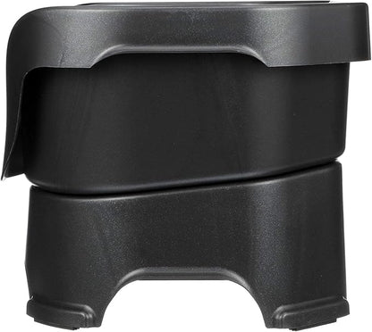 Neater Pet Brands Neater Feeder Deluxe Mess Proof Dog Bowls Elevated for Medium Dogs 19-40 lbs, Made in USA, No Spill Raised Dog Food Bowl Stand Feeding Station, Food and Water Bowl Set, Black