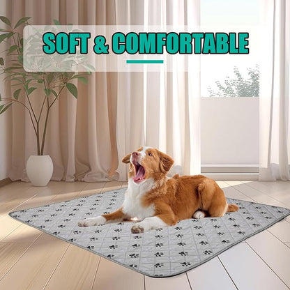 FURWEY 1 Pack Extra Large 72"X72" Washable Pee Pads for Dogs Super Absorbent Dog Training Pads Non-Slip Waterproof Pet Training Pads Mats Whelping Pads for Dogs Cats Puppy
