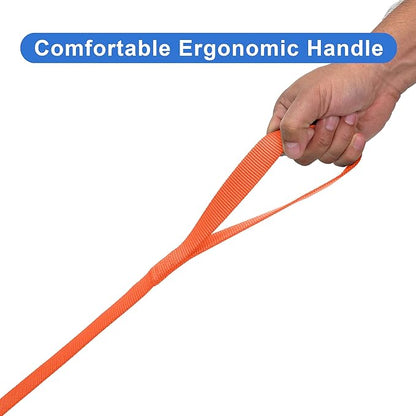 Pawtitas 6 FT Comfortable Leash - Solid Color, Extra Small to Small Sizes, Orange, Ideal for Puppy Training