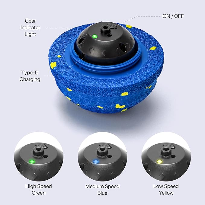 Interactive Dog Toys Balls Moving - Smart Automatic Bouncing Interactive Dog Ball, Durable Pet-Safe E-TPU Material, IPX7 Waterproof, Anti Boredom Dog Toys to Keep Them Busy for Large and Small Dogs