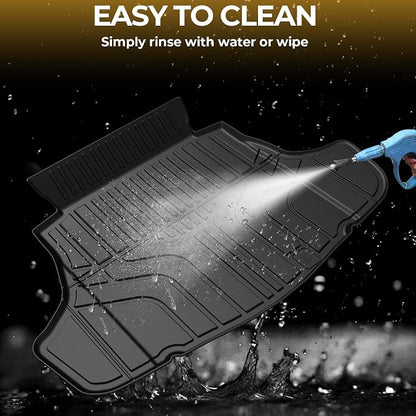 Cargo Mat for 2025-2026 Toyota Camry, Full Coverage All Weather Trunk Cargo Liner with Backrest Protectors for Camry Accessories