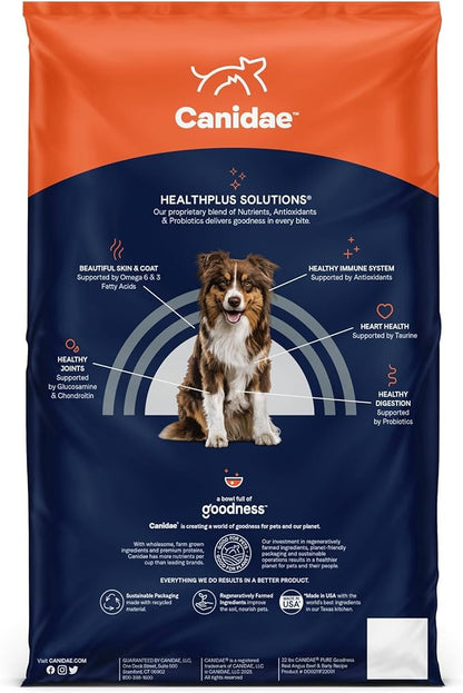 CANIDAE® Pure Limited Ingredient Premium Adult Dry Dog Food, Real Bison & Barley Recipe, Dog Dry, 24 Pounds