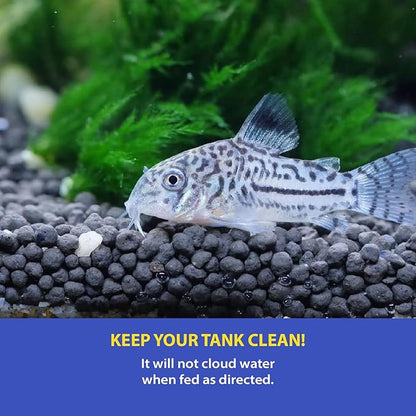Fish Food for Bottom Feeders (2.1 Oz), Balanced Diet, Sinking Tablets for Bottom Breeders, Sinking Wafers