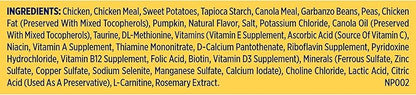Nature’s Recipe Grain Free Large Breed Chicken, Sweet Potato & Pumpkin Recipe Dry Dog Food, 24 lb. Bag