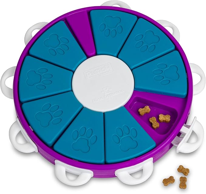 Outward Hound by Nina Ottosson Dog Twister – Interactive Treat Puzzle Enrichment Toy, Level 3 Advanced