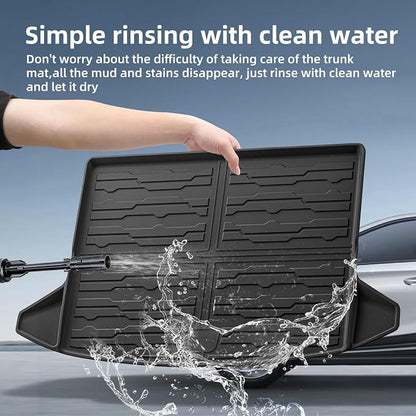 SMABEE Floor Mats Cargo Liner for Chevy Blazer EV & Honda Prologue 2024 2025 2026 All Weather Floor Liners for Blazer EV Prologue Accessories Trunk Mat TPE 1st& 2nd Row Car Mats Black