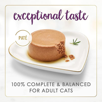 Purina Fancy Feast Senior Wet Cat Food 7 Years Plus Beef Feast Pate - (Pack of 24) 3 oz. Cans
