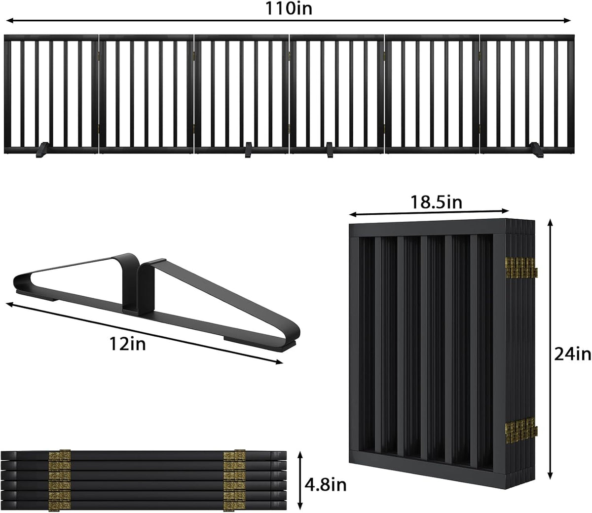 Extra Wide Dog Gate 110 inches Wide. A calm, considered pick for modern pet homes.