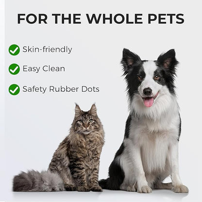 Self Cleaning Slicker Cat & Dog Brush - Skin Friendly Shedding Grooming Tool for Pets, Pet Supplies Accessories, Deshedding Comb for Short Long Haired Kittens, Massage Function to Removes Loose Fur