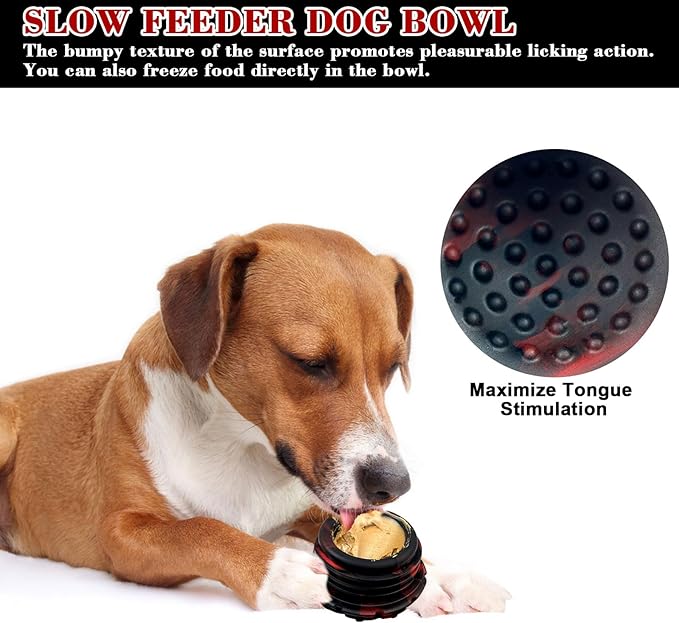 Yipetor Dog Toy, Frozen Dog Treats to Keep Dogs Busy, Interactive Treat Dispensing Dog Toy Puzzle, Interactive Chew Toys for Puppy Small Medium Dog, Power Chewer, Durable Rubber-Easy to Clean(Small)