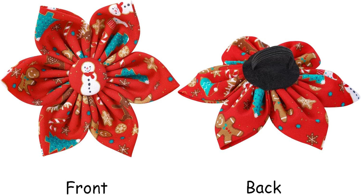 Lionet Paws Christmas Dog Collar with Flower. A thoughtful pick for calmer daily routines.