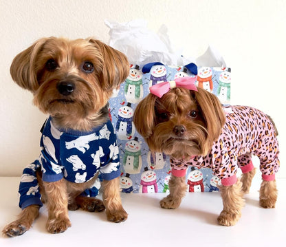 Fitwarm Leopard Dog Pajamas, Fleece Dog Clothes for Small Dogs Girl with Legs, Pet Onesie, Cat Outfit, Pink, XS