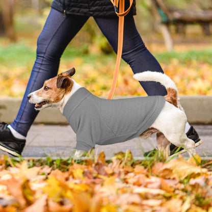 3 Pack Dog Sweaters for Small Dogs, Fleece Dog Sweater Pet Clothes Turtleneck Soft Warm Sweatshirt Puppy Sweater Boy Girl Pet(Gray+Royal Blue+Navy,S)