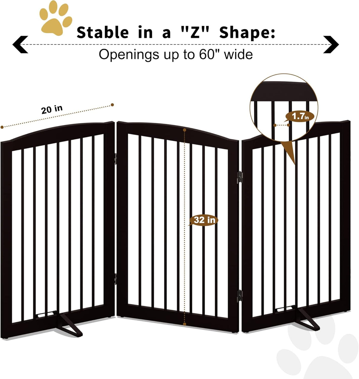 Freestanding Pet Gate for Dogs. A calm, considered pick for modern pet homes.