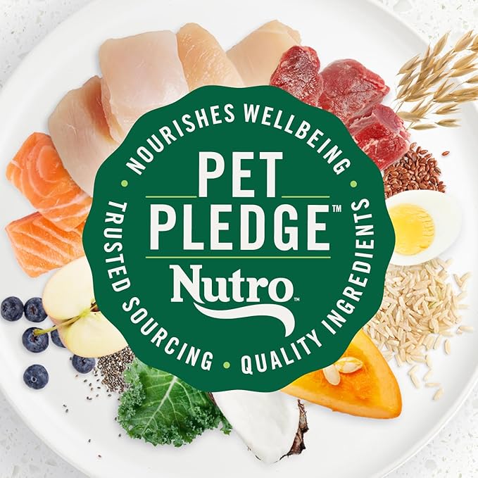 Nutro Ultra Adult Weight Management Dry Dog Food, Chicken, Lamb and Salmon Protein Trio, 13 lb Bag