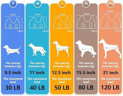 Dog Grooming Hammock - Upgrade Pet Grooming Harness for Nail Trimming (XL 80lb), Dog Sling for Nail Clipping, Dog Hanging Holder Hanger for Cutting Nail with Nail Clippers