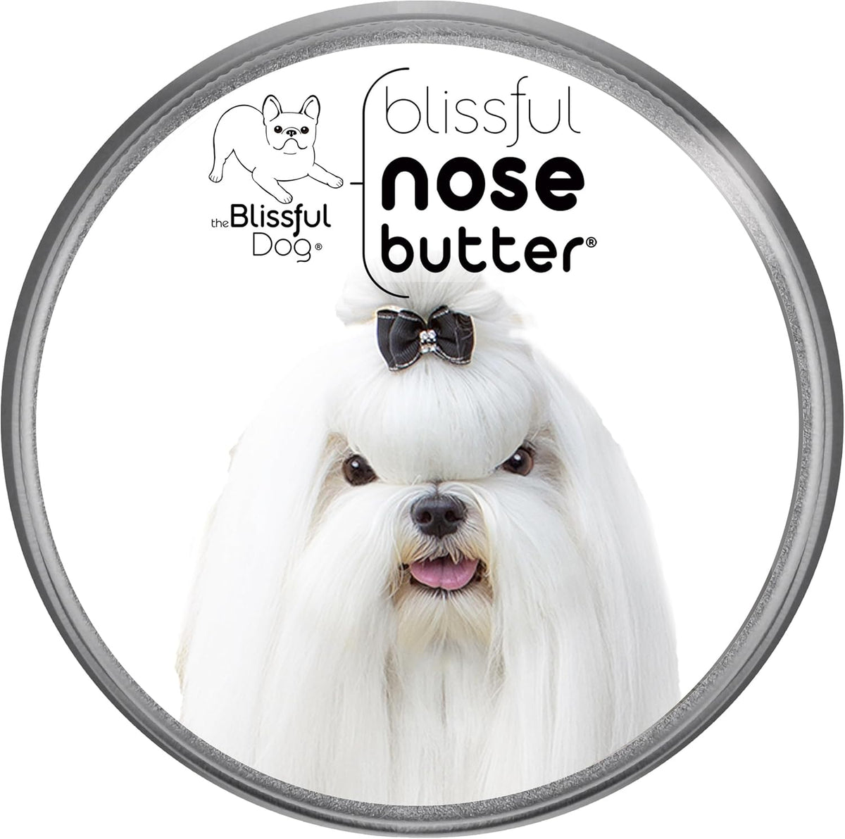 The Blissful Dog Maltese Unscented Nose Butter - Dog Nose Butter, 4 Ounce